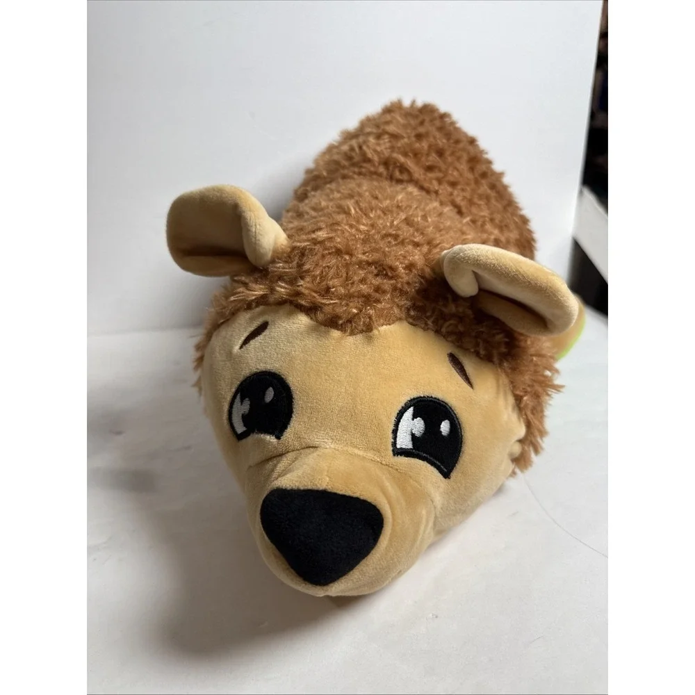 Flip A Zoo Stuffed Animal‎ Turtle Hedgehog Brown Green Plush 18